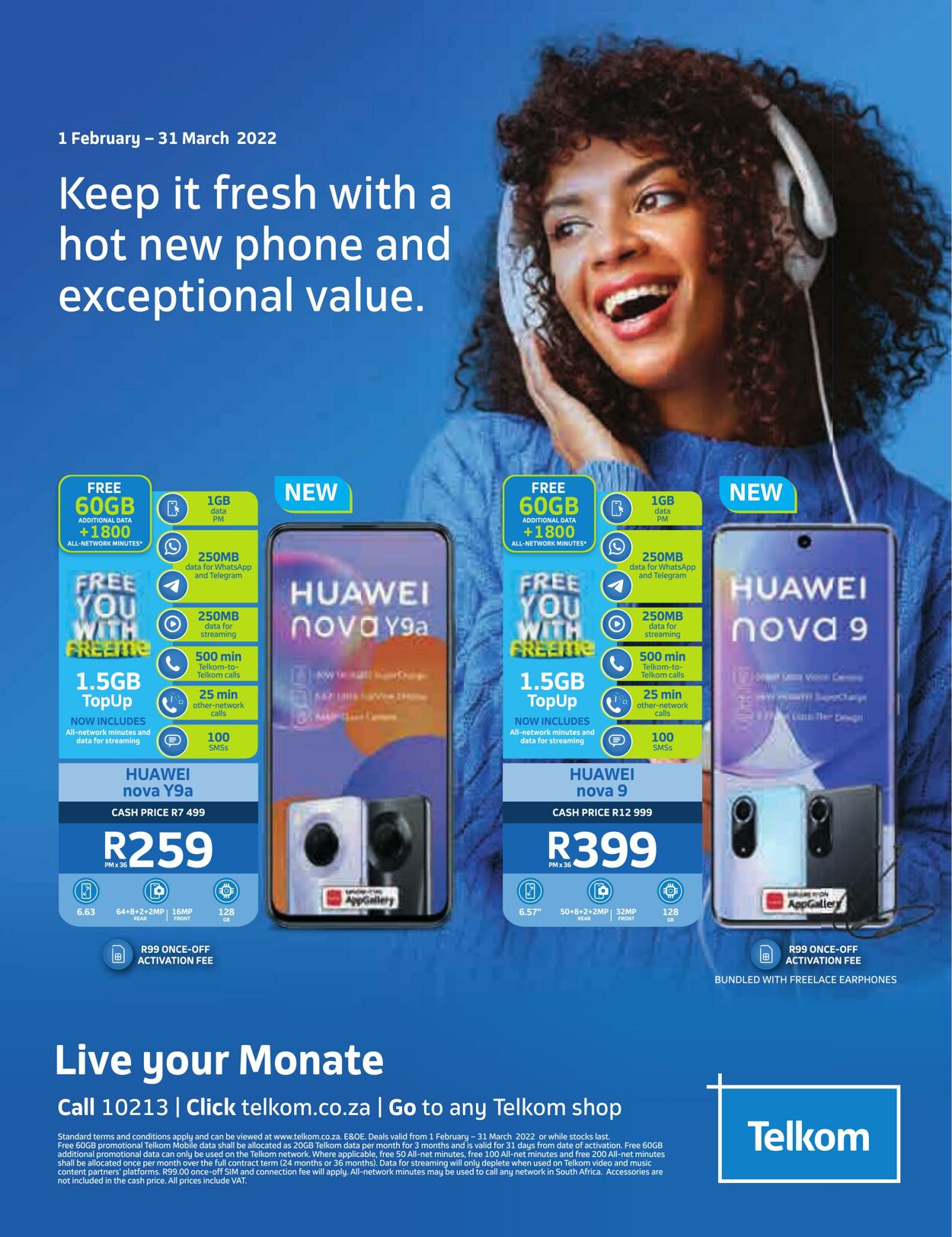 Telkom Promotional Leaflet Valid from 01.02 to 31.03 Page nb 1 za