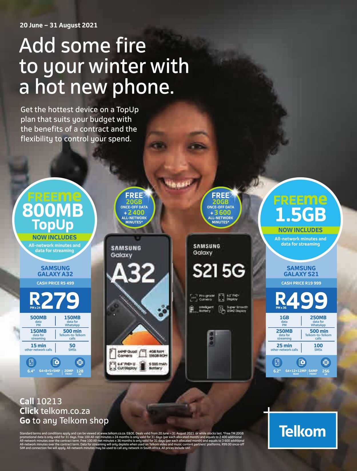 Telkom Promotional Leaflet Valid from 20.07 to 31.08 Page nb 1 za