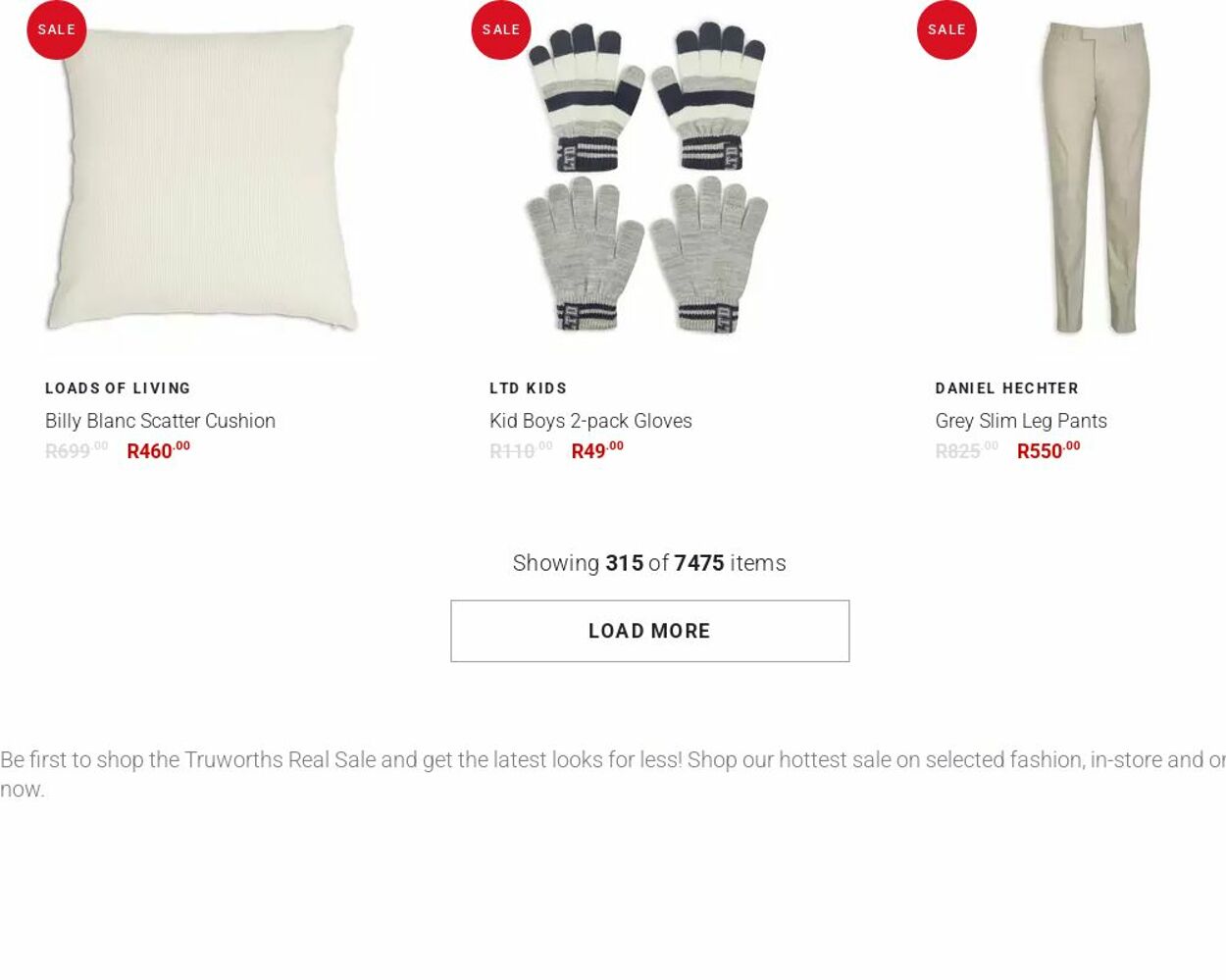 Special Truworths 27.08.2025 - 03.09.2025