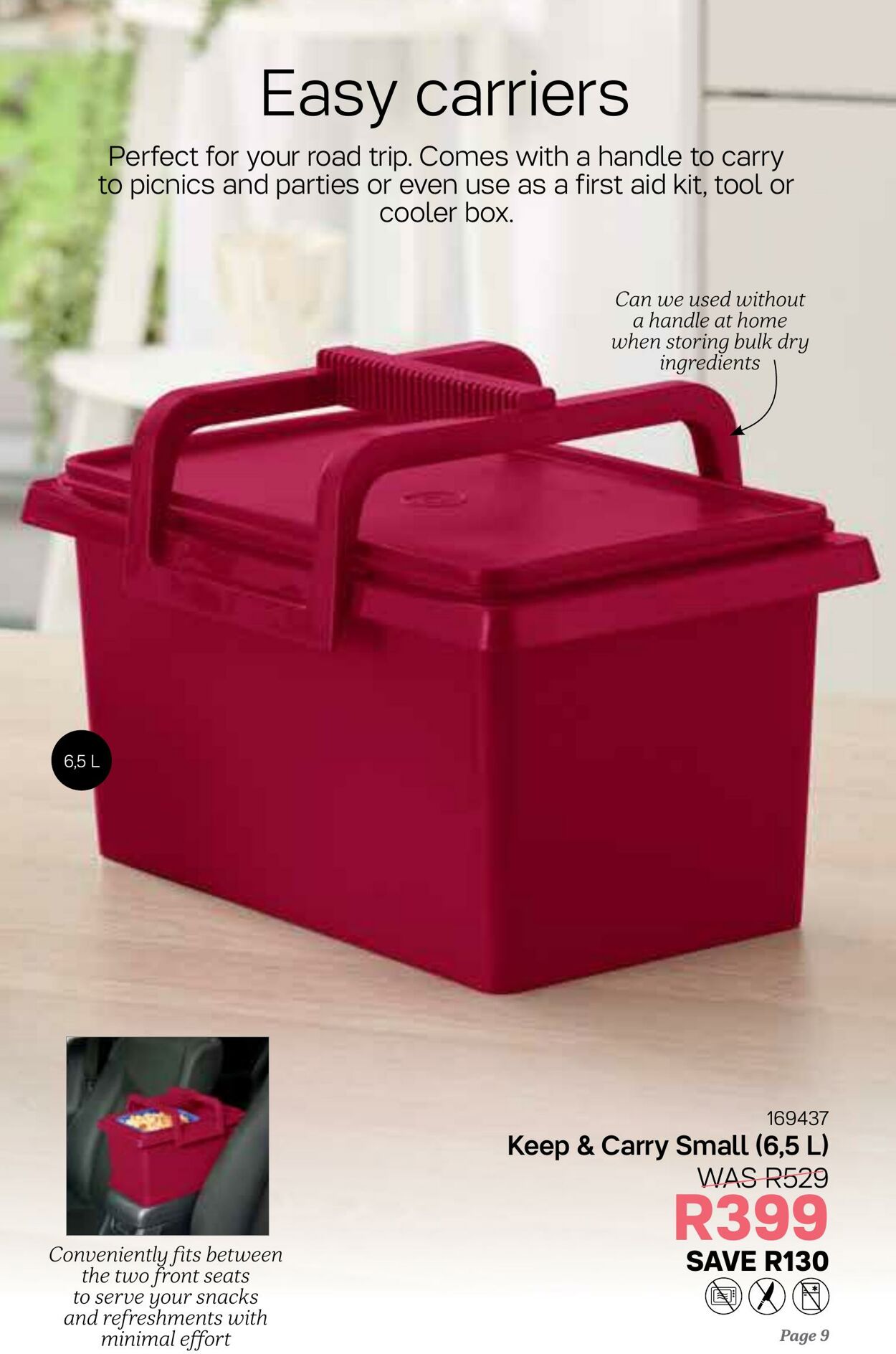 Tupperware Promotional Leaflet - Women's Day - Valid from 10.08 to 06.09 -  Page nb 22 