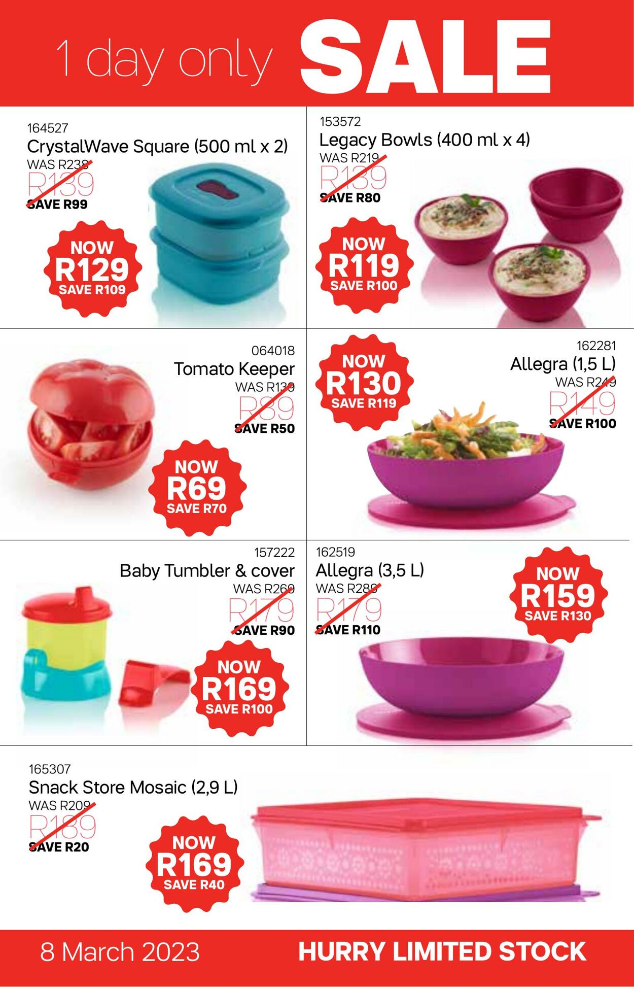 Tupperware Promotional Leaflet - Women's Day - Valid from 10.08 to 06.09 -  Page nb 22 