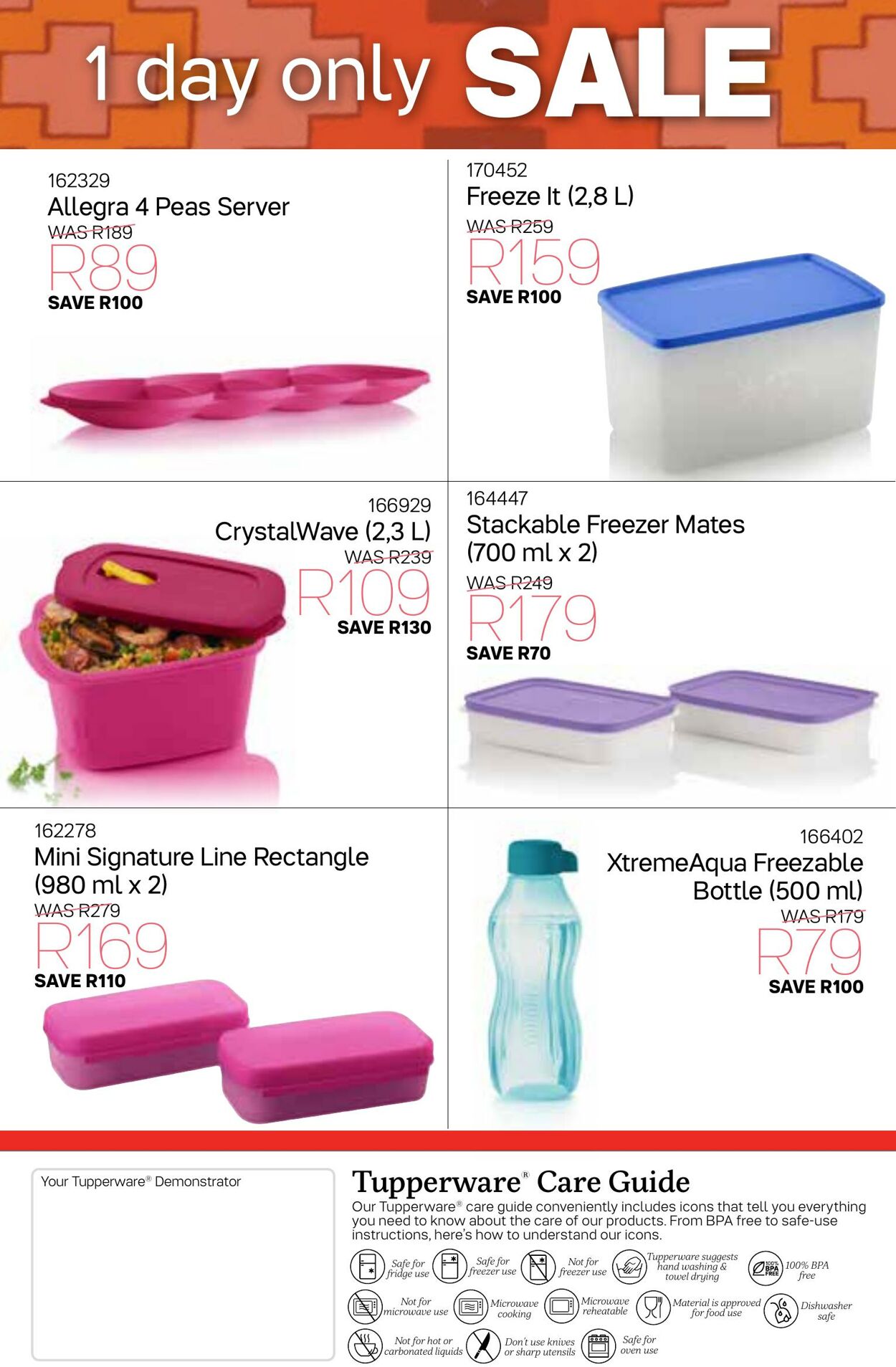 Special Tupperware 06.09.2023 - 03.10.2023