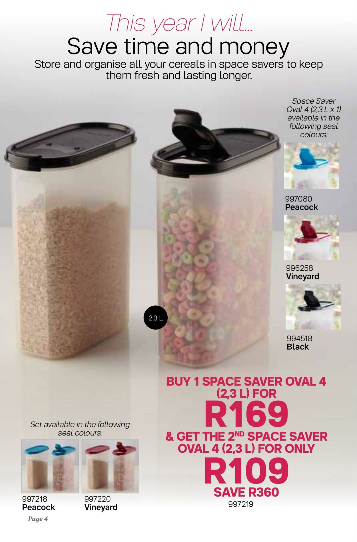 Tupperware Catalogue with Current Prices 27.11 - 31.12