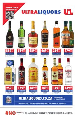 Special Ultra Liquors 01.10.2022 - 16.10.2022