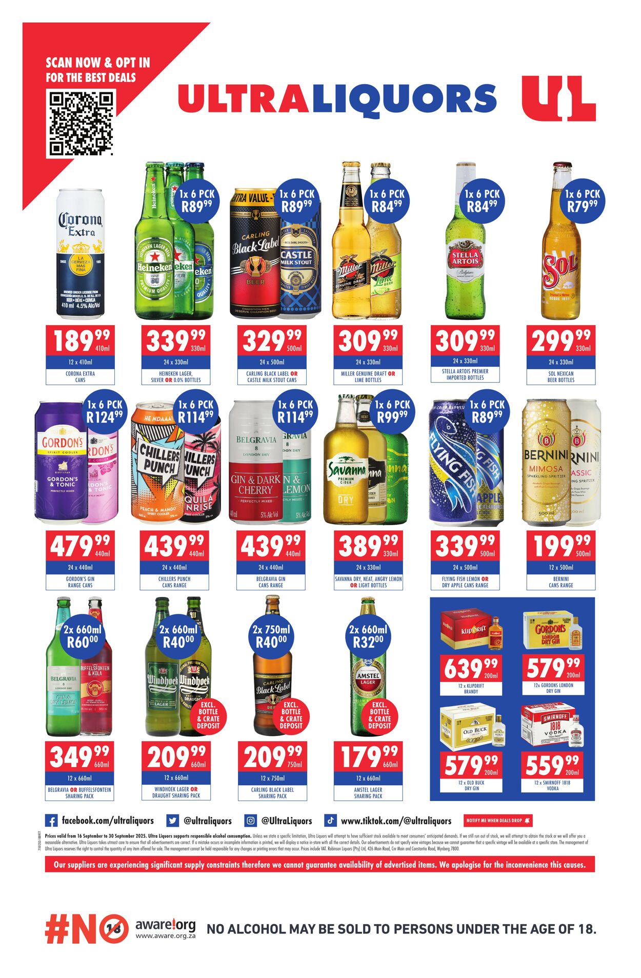Special Ultra Liquors 16.09.2025 - 30.09.2025