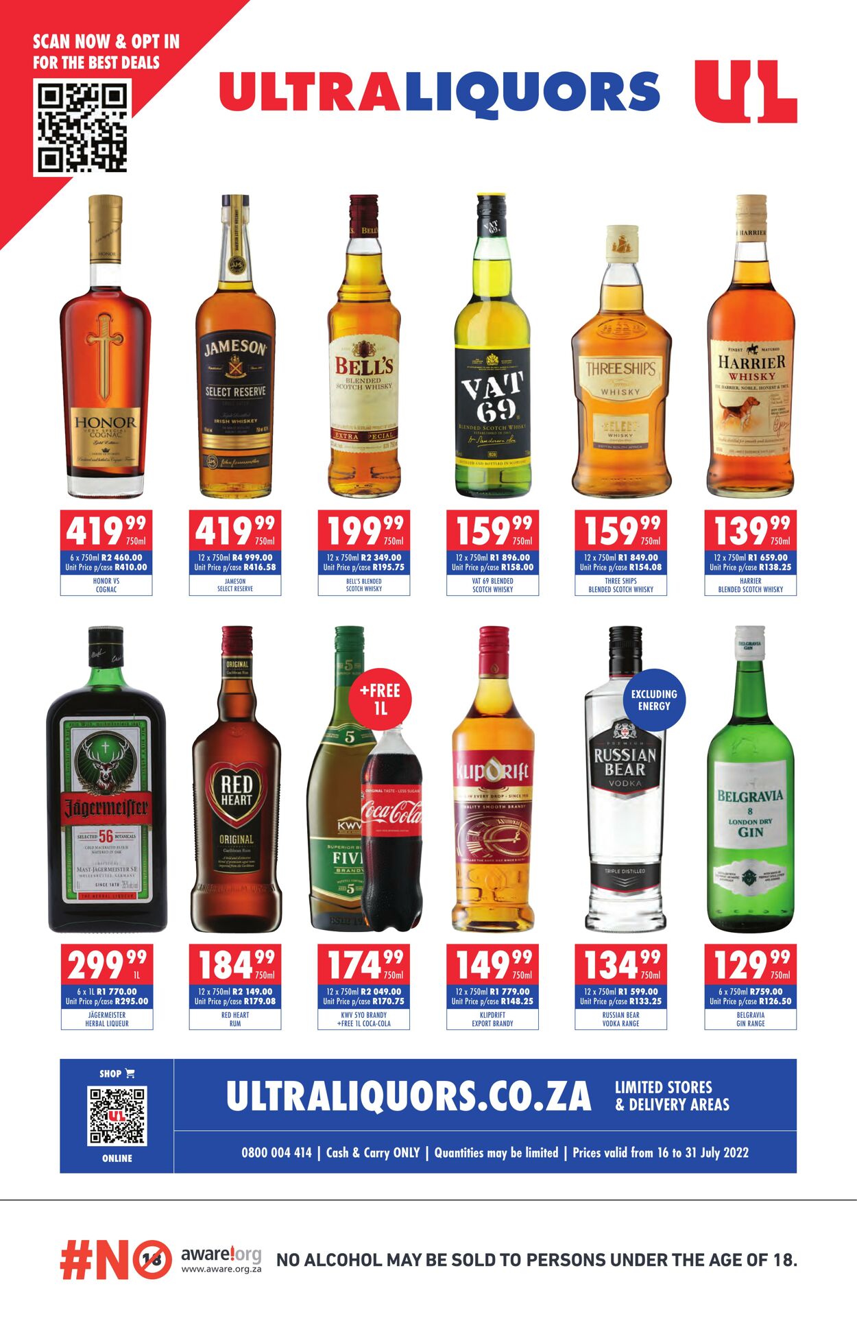 Special Ultra Liquors 16.07.2022-31.07.2022