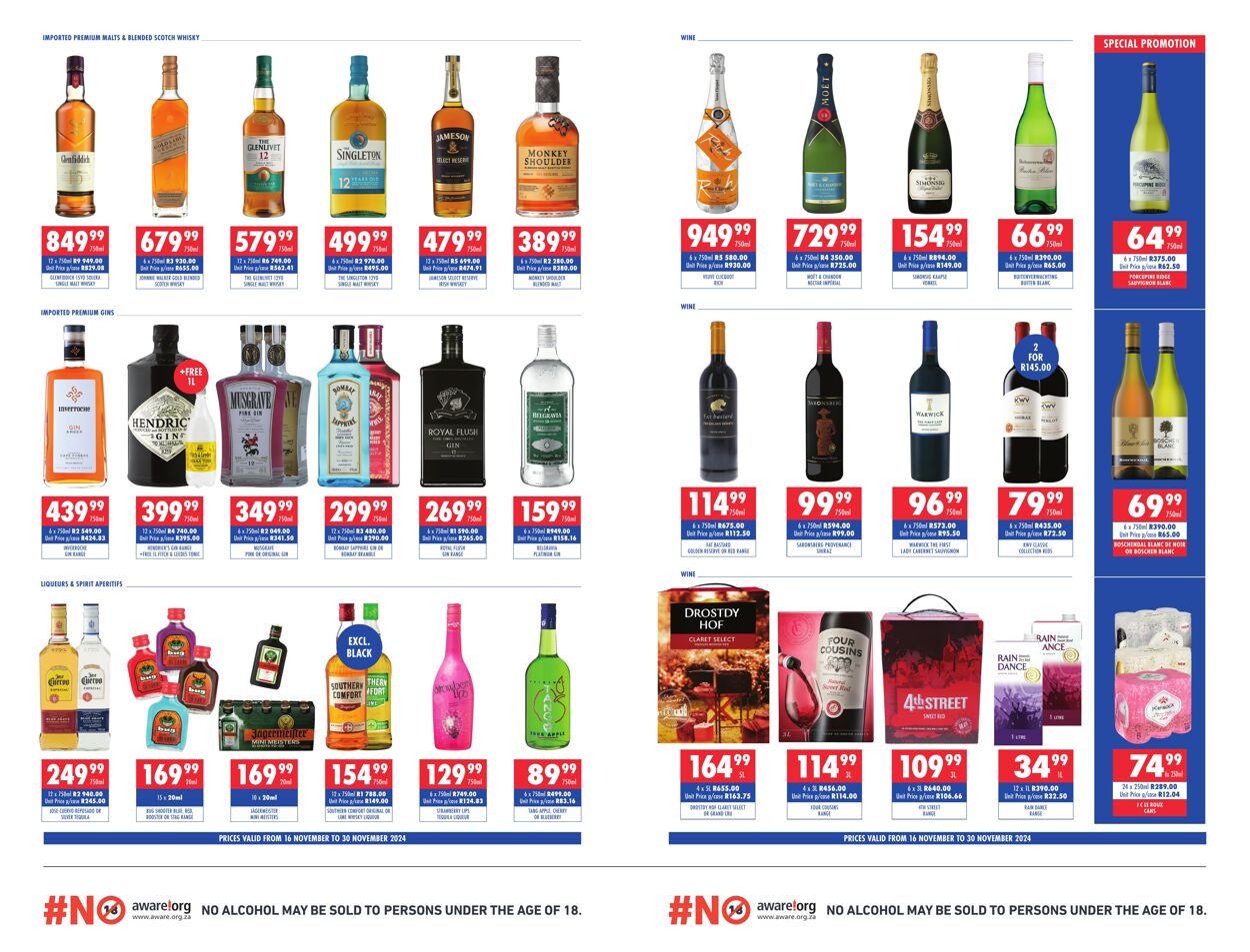 Special Ultra Liquors 16.11.2024 - 30.11.2024