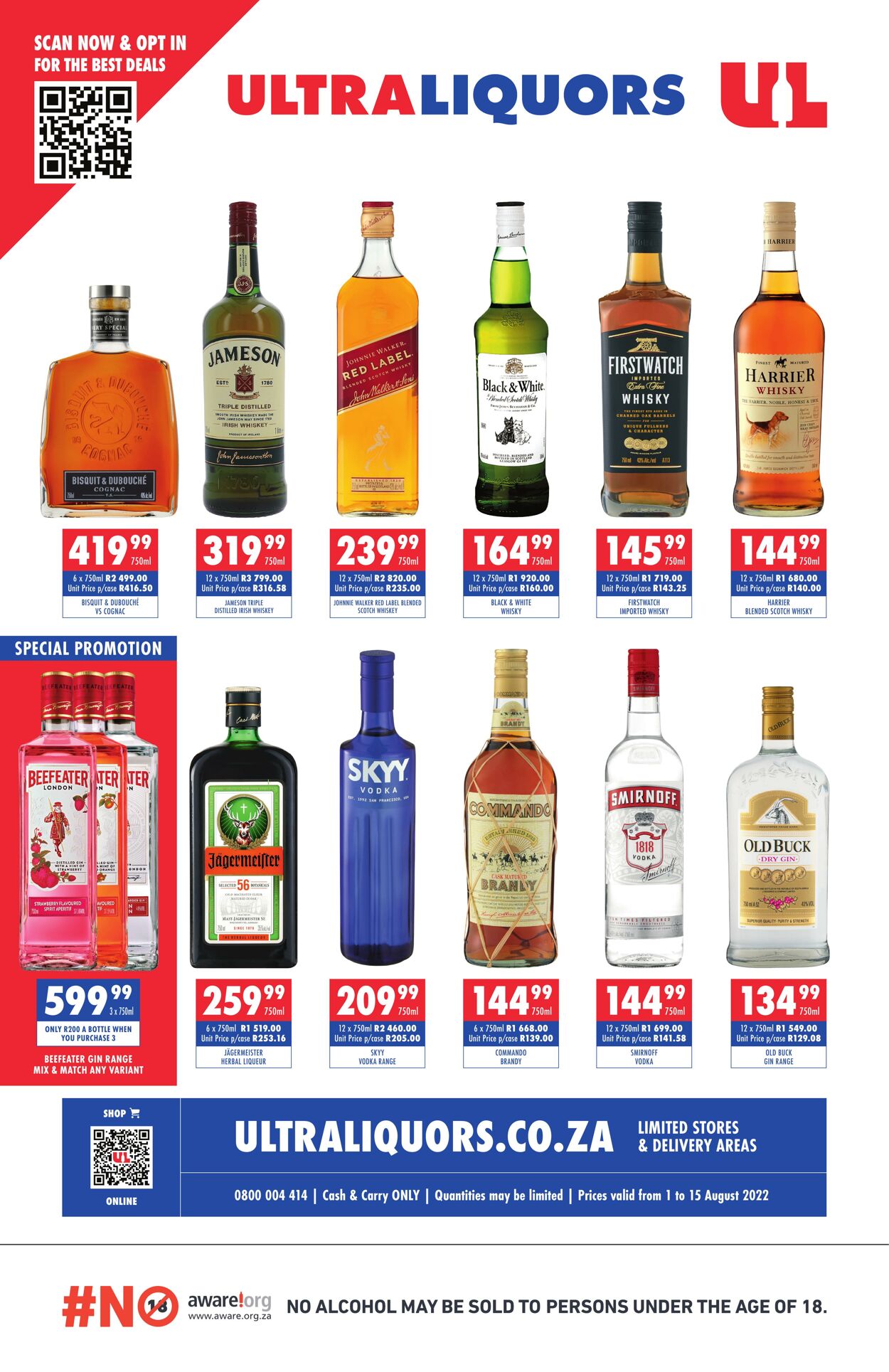 Special Ultra Liquors 01.08.2022 - 15.08.2022