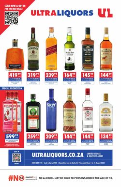 Special Ultra Liquors 01.08.2022-15.08.2022