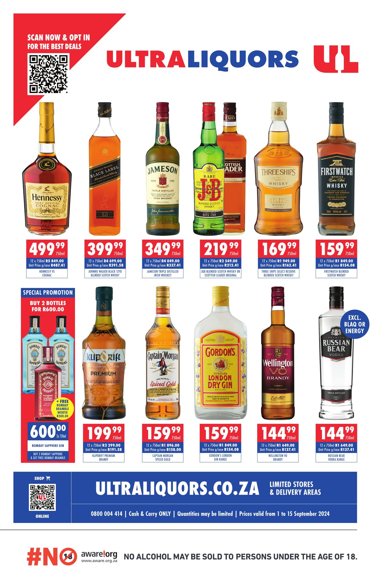 Ultra Liquors Promotional specials