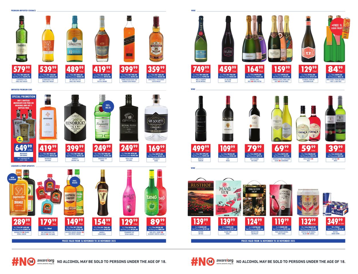Special Ultra Liquors 16.11.2025 - 30.11.2025