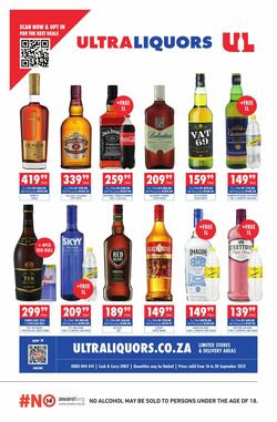 Special Ultra Liquors 16.09.2022-30.09.2022