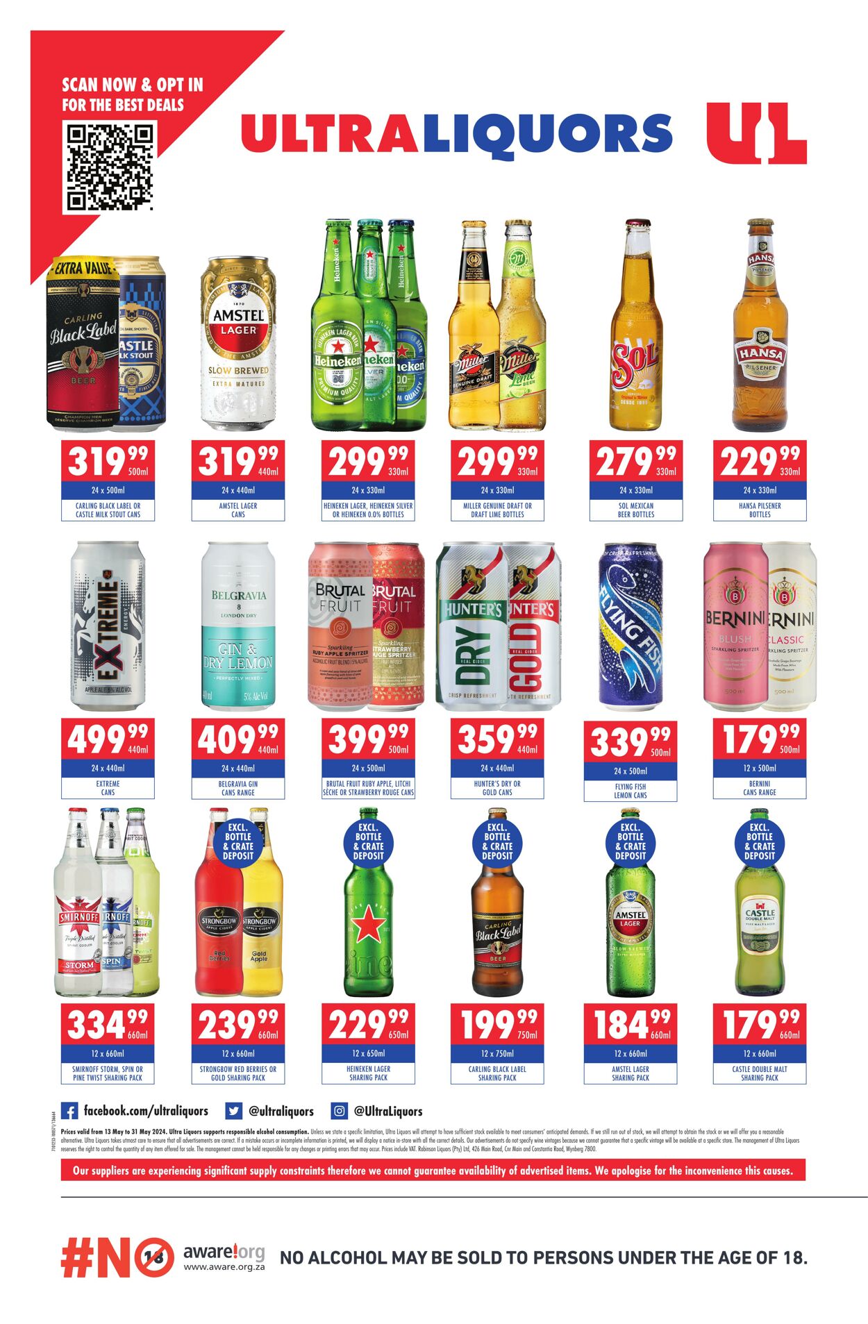 Special Ultra Liquors 15.05.2024 - 31.05.2024