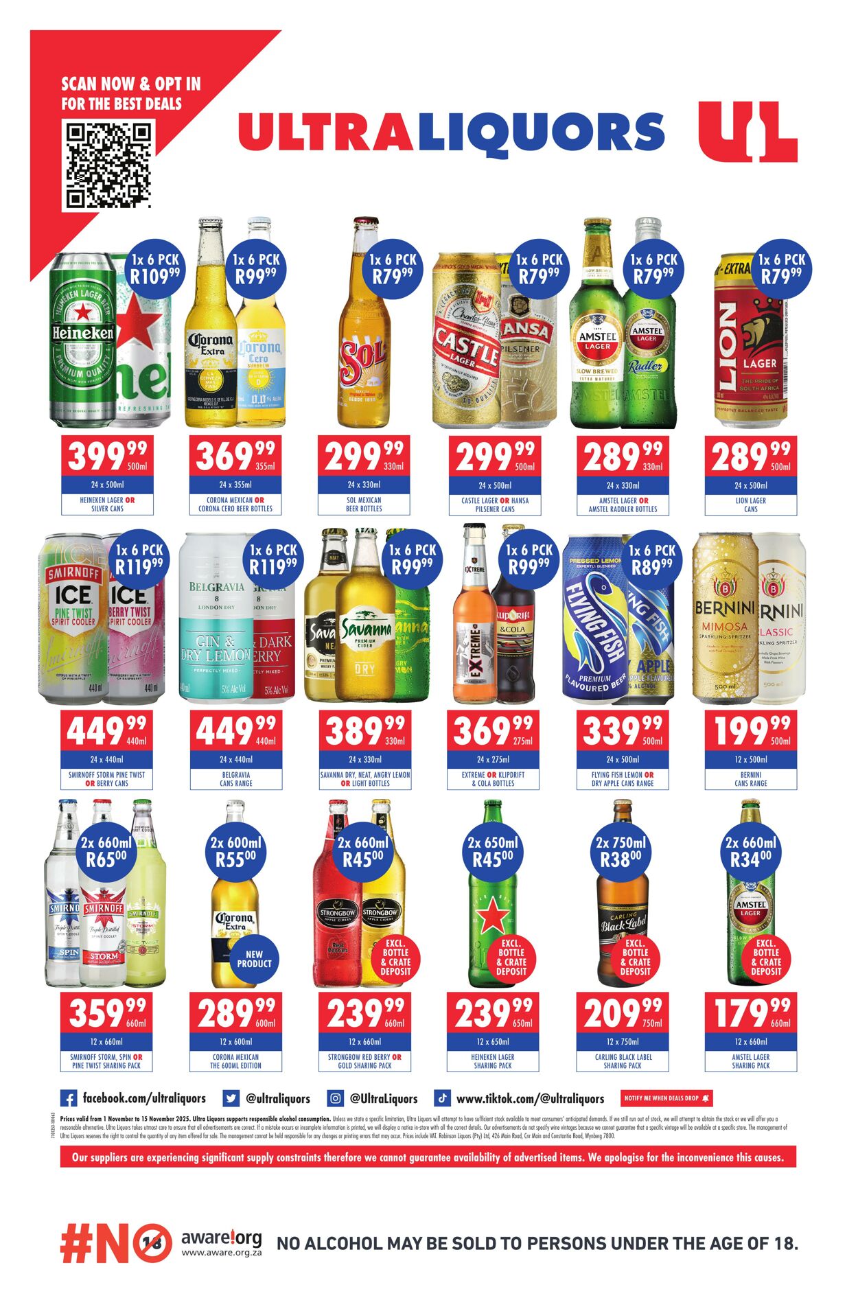 Special Ultra Liquors 01.11.2025 - 15.11.2025