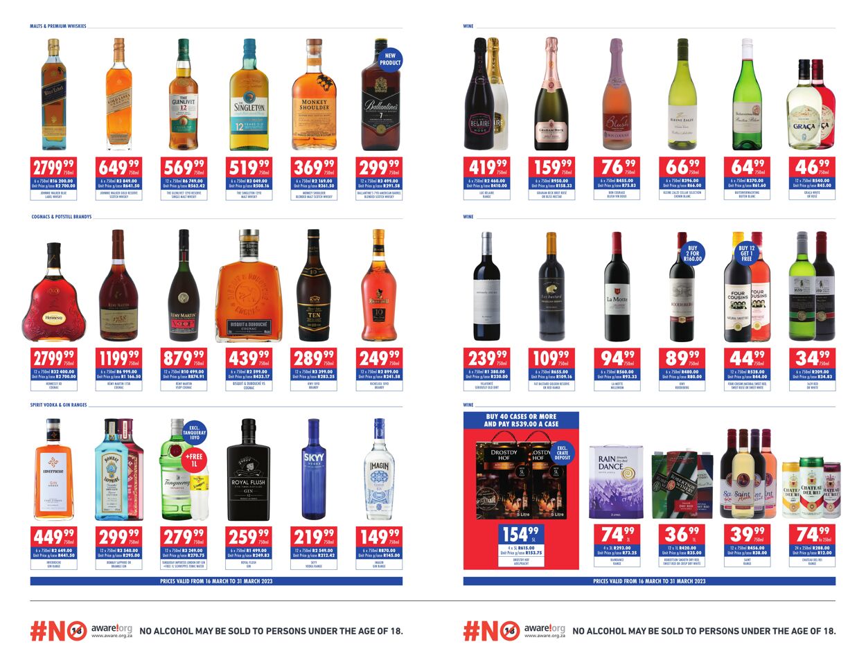 Special Ultra Liquors 16.03.2023 - 31.03.2023