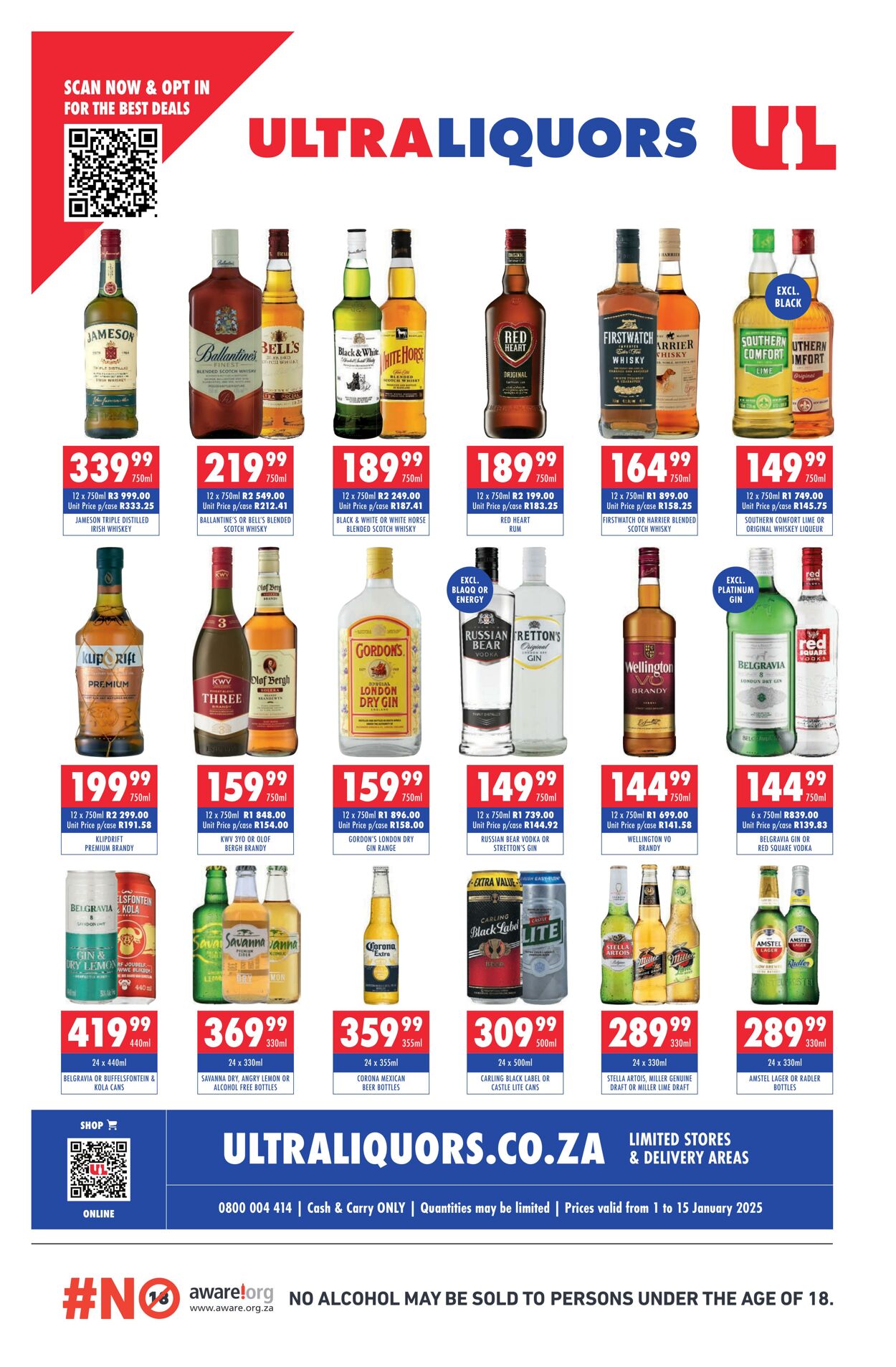 Ultra Liquors Promotional specials