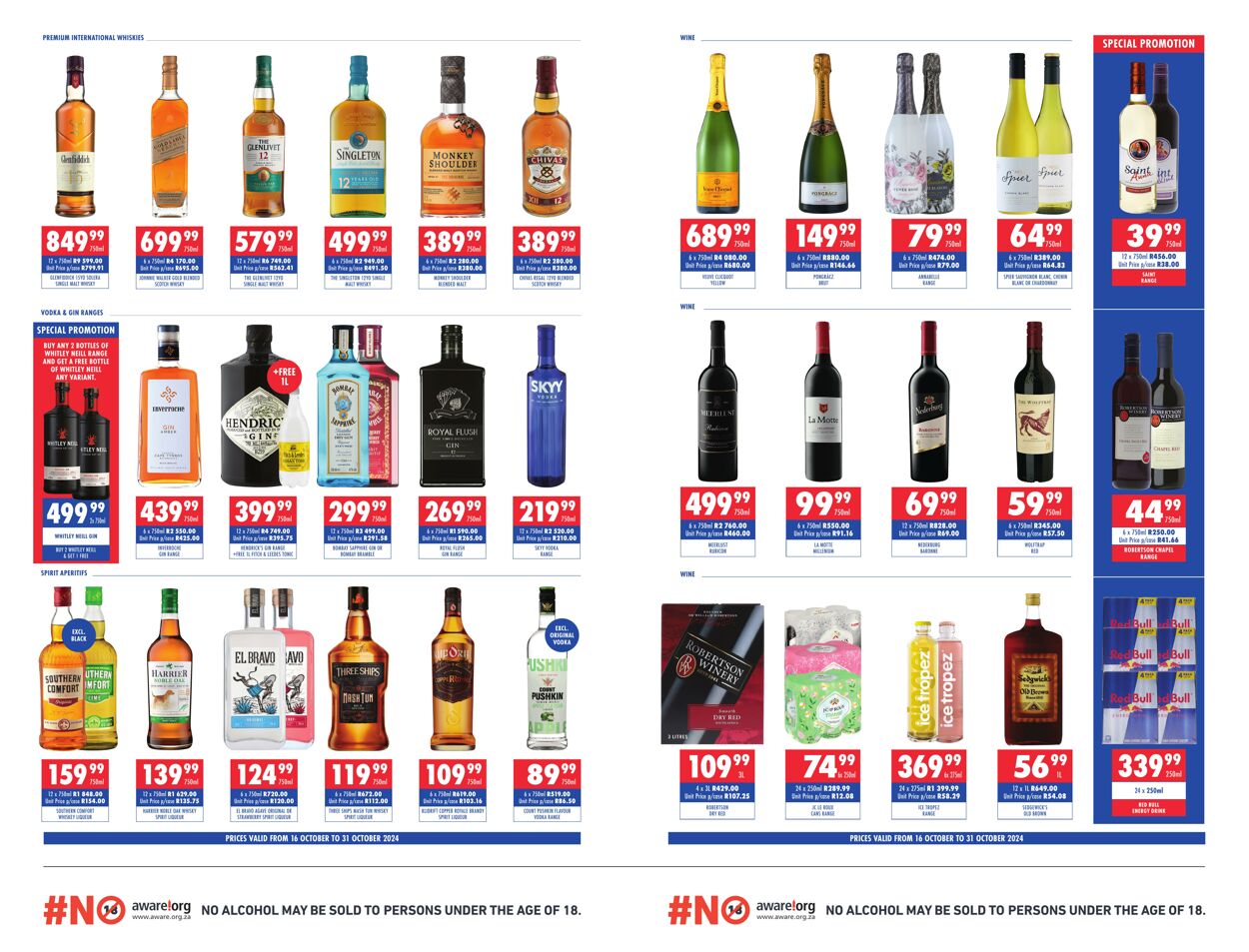 Special Ultra Liquors 16.10.2024 - 31.10.2024