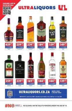 Special Ultra Liquors 01.07.2022-15.07.2022