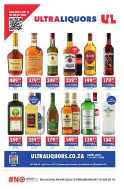 Special Ultra Liquors 01.10.2022 - 16.10.2022