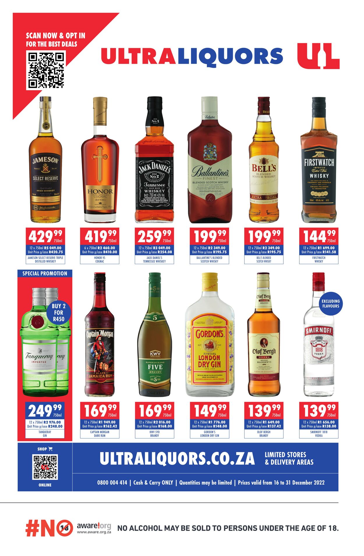 Special Ultra Liquors 16.12.2022 - 31.12.2022