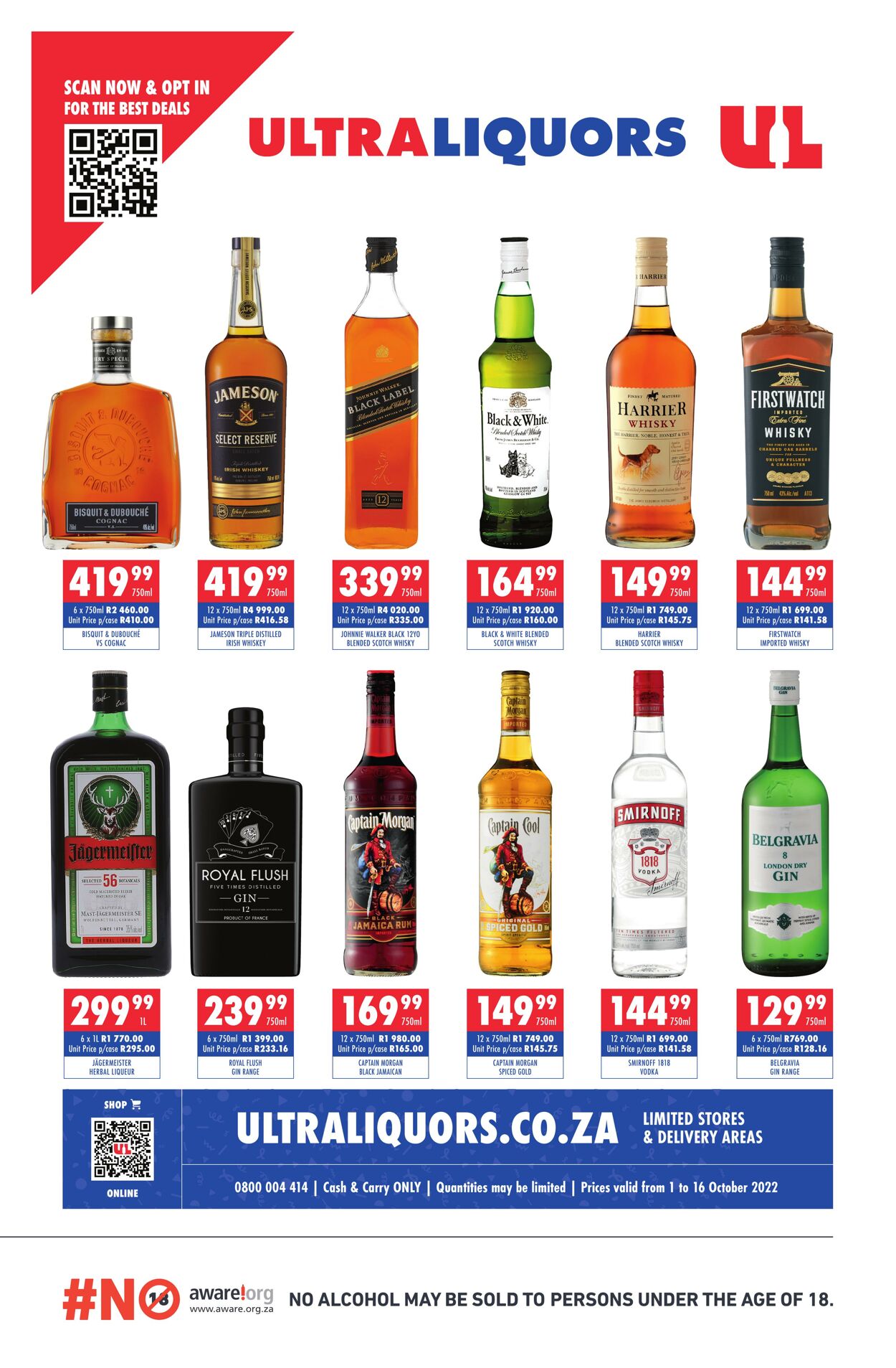 Special Ultra Liquors 01.10.2022-16.10.2022