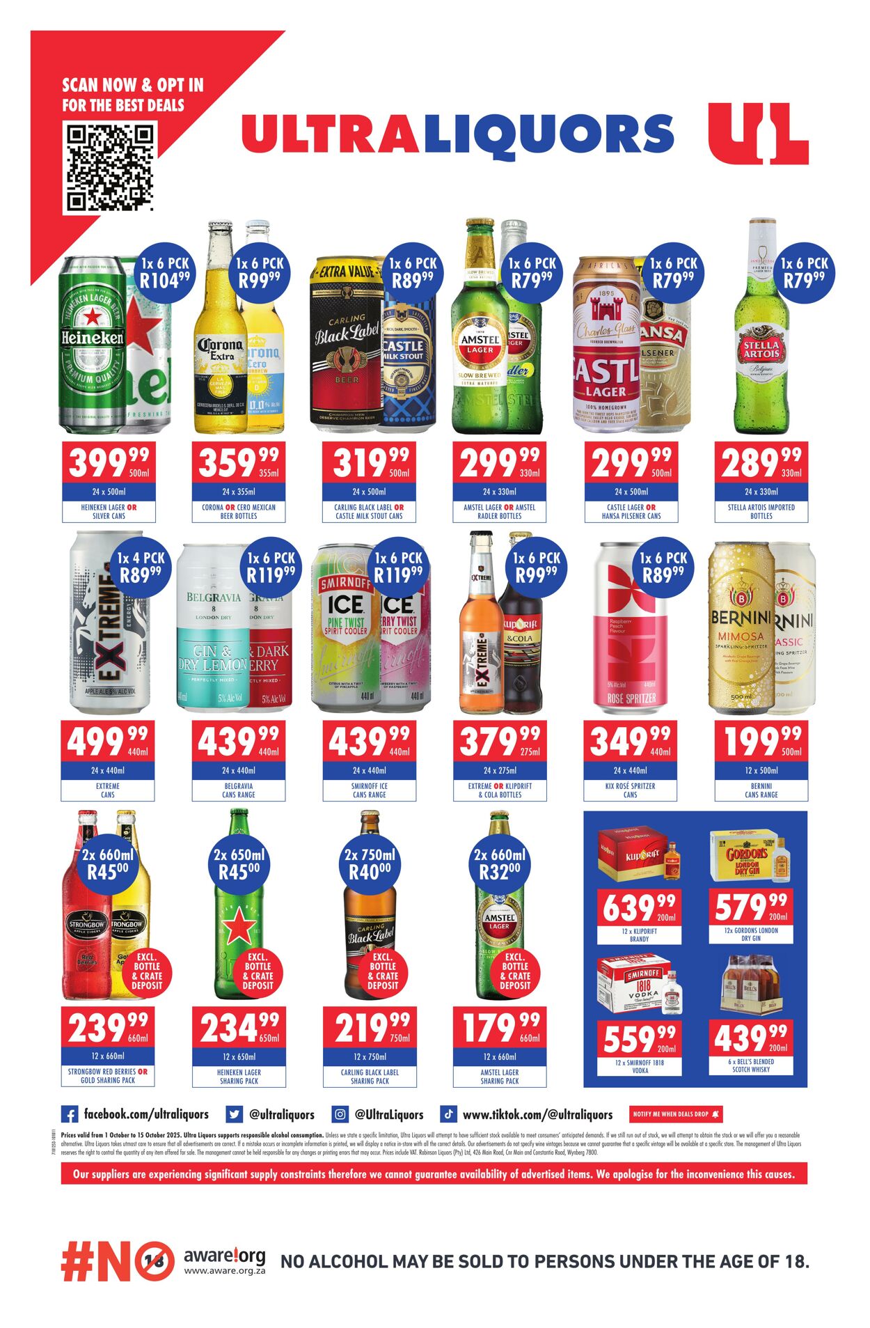 Special Ultra Liquors 01.10.2025 - 15.10.2025