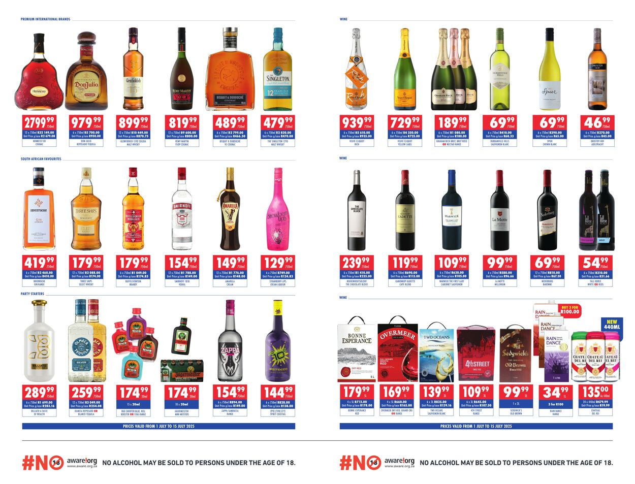 Special Ultra Liquors 01.07.2025 - 15.07.2025