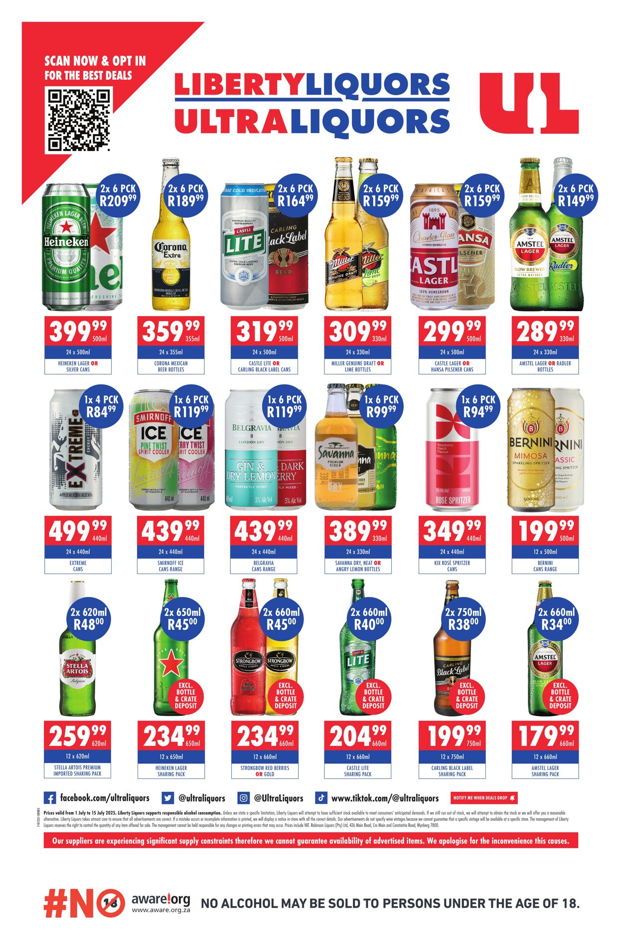 Special Ultra Liquors 01.07.2025 - 15.07.2025