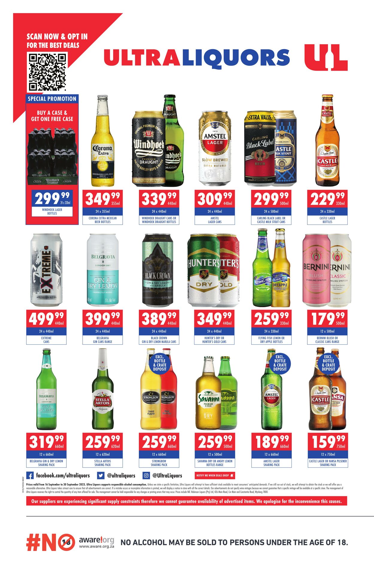 Special Ultra Liquors 19.09.2023 - 30.09.2023