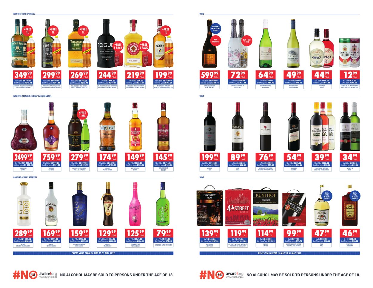 Special Ultra Liquors 16.05.2022 - 31.05.2022