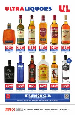 Specials Ultra Liquors 16.05.2022-31.05.2022
