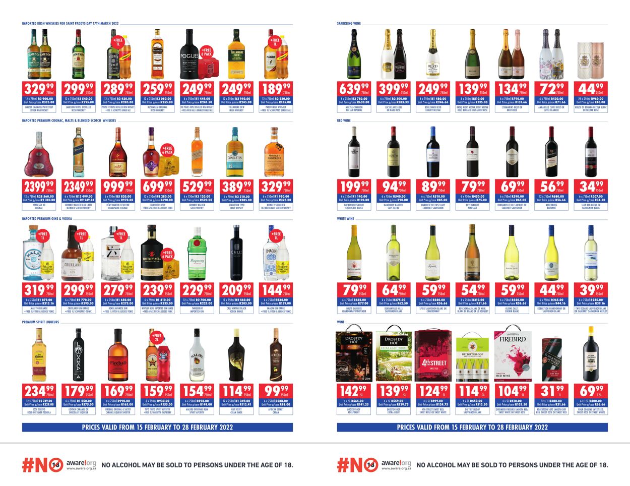 Ultra Liquors Promotional Leaflet - Valid From 15.02 To 28.02 - Page Nb ...