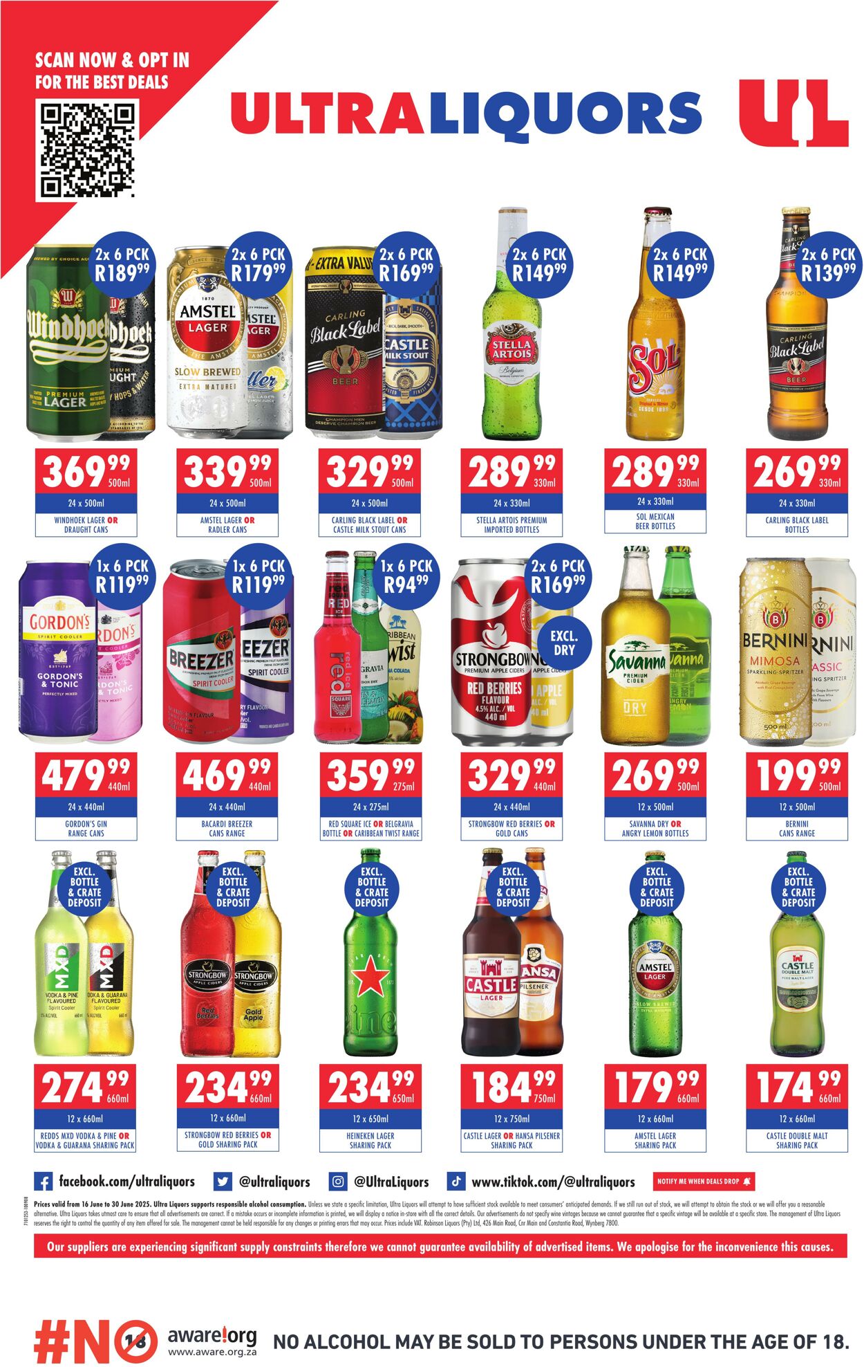 Special Ultra Liquors 16.06.2025 - 30.06.2025