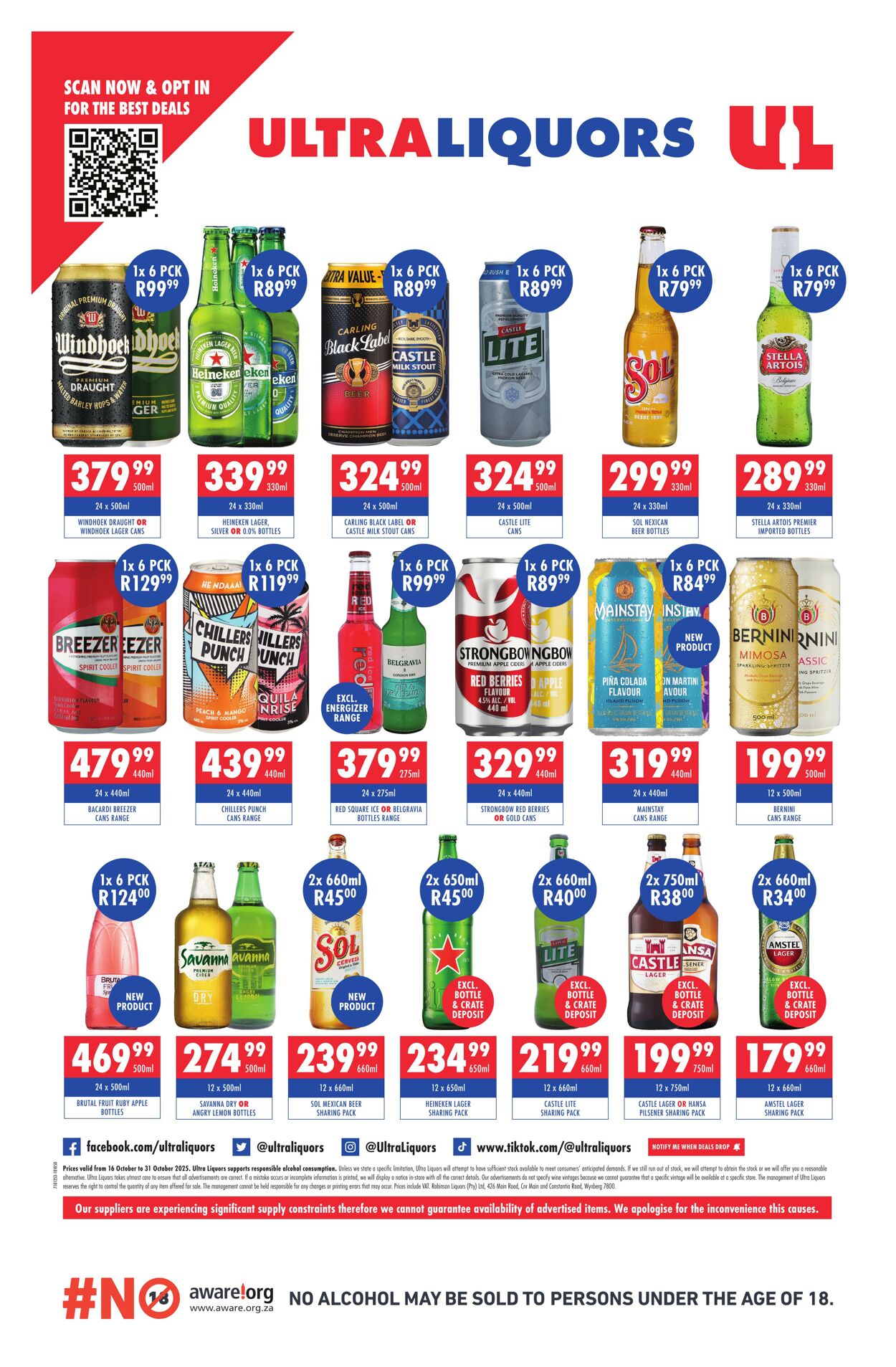 Special Ultra Liquors 21.10.2025 - 31.10.2025