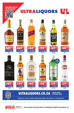 Special Ultra Liquors 02.11.2023 - 15.11.2023