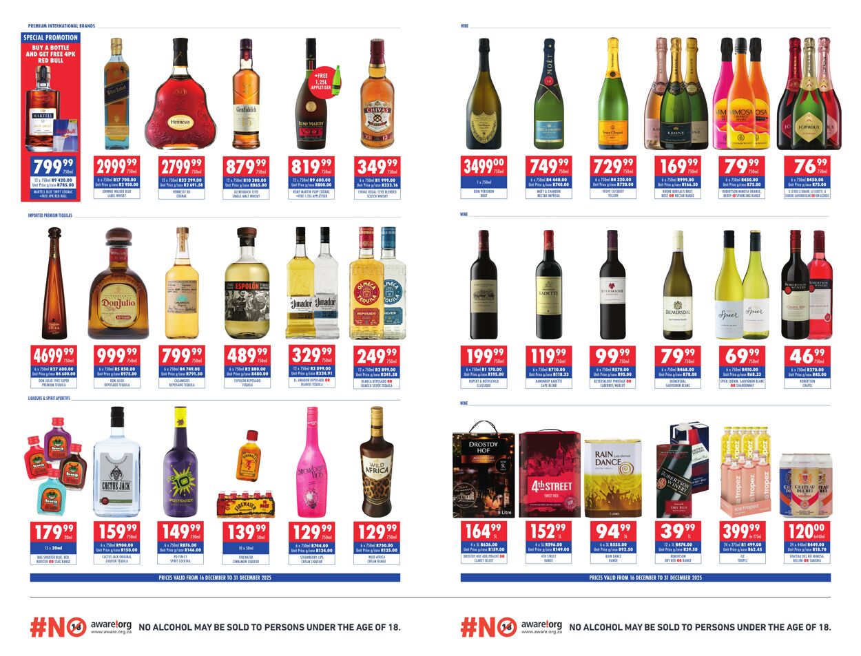 Special Ultra Liquors 16.12.2025 - 31.12.2025