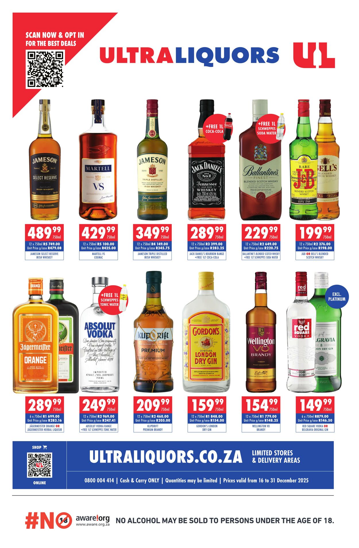 Special Ultra Liquors 16.12.2025 - 31.12.2025