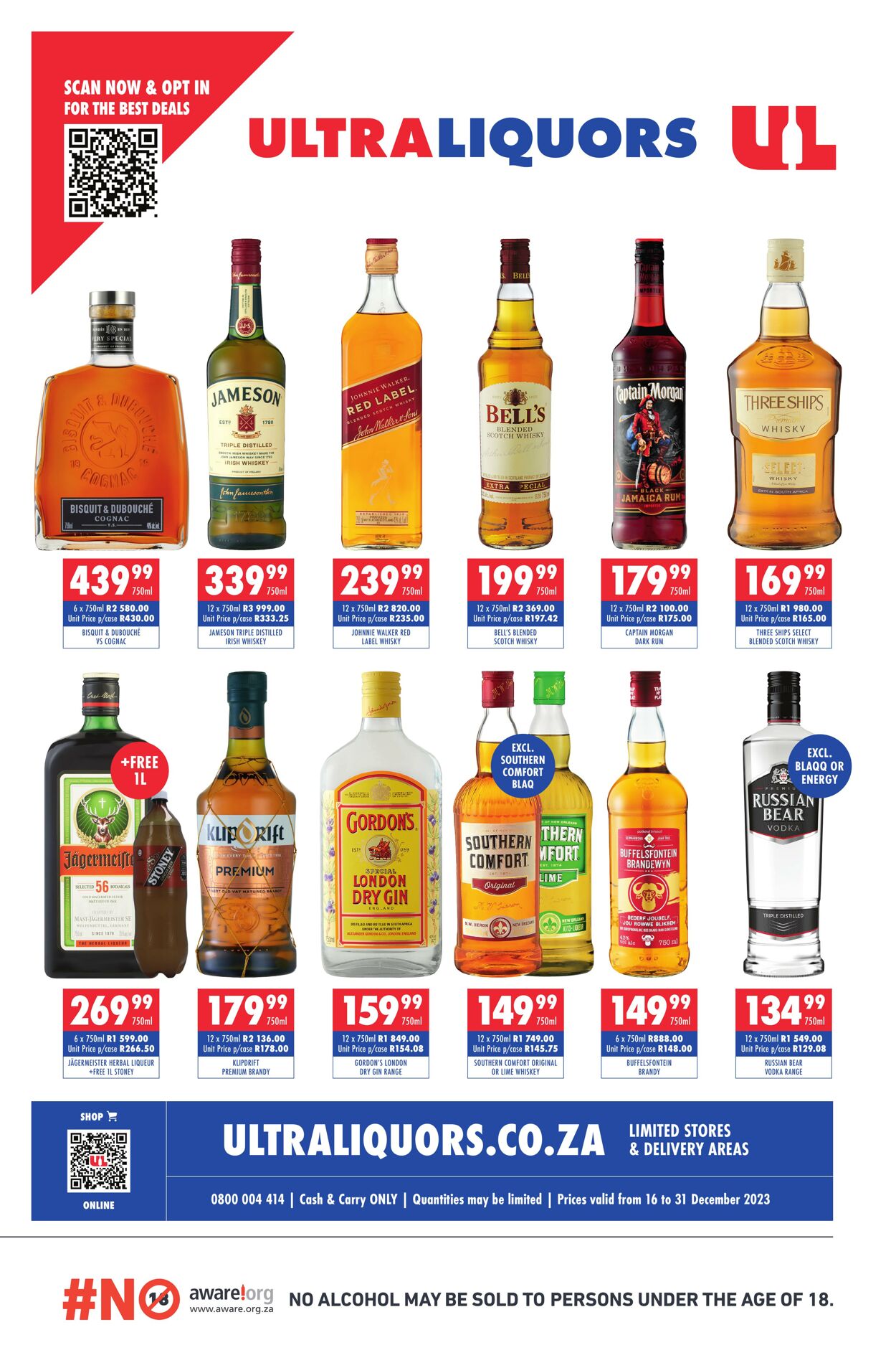 Special Ultra Liquors 16.12.2023 - 31.12.2023