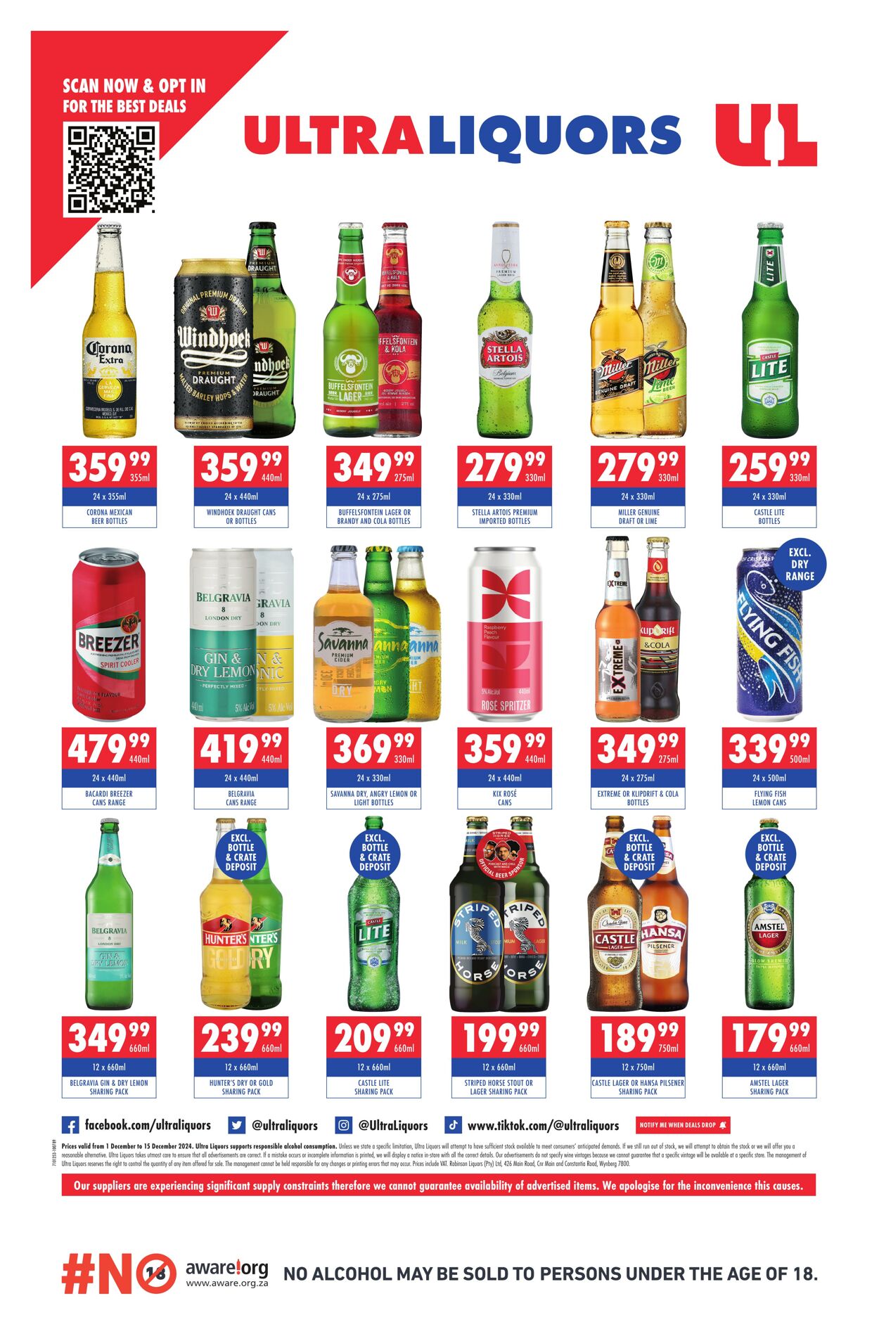 Special Ultra Liquors 01.12.2024 - 15.12.2024