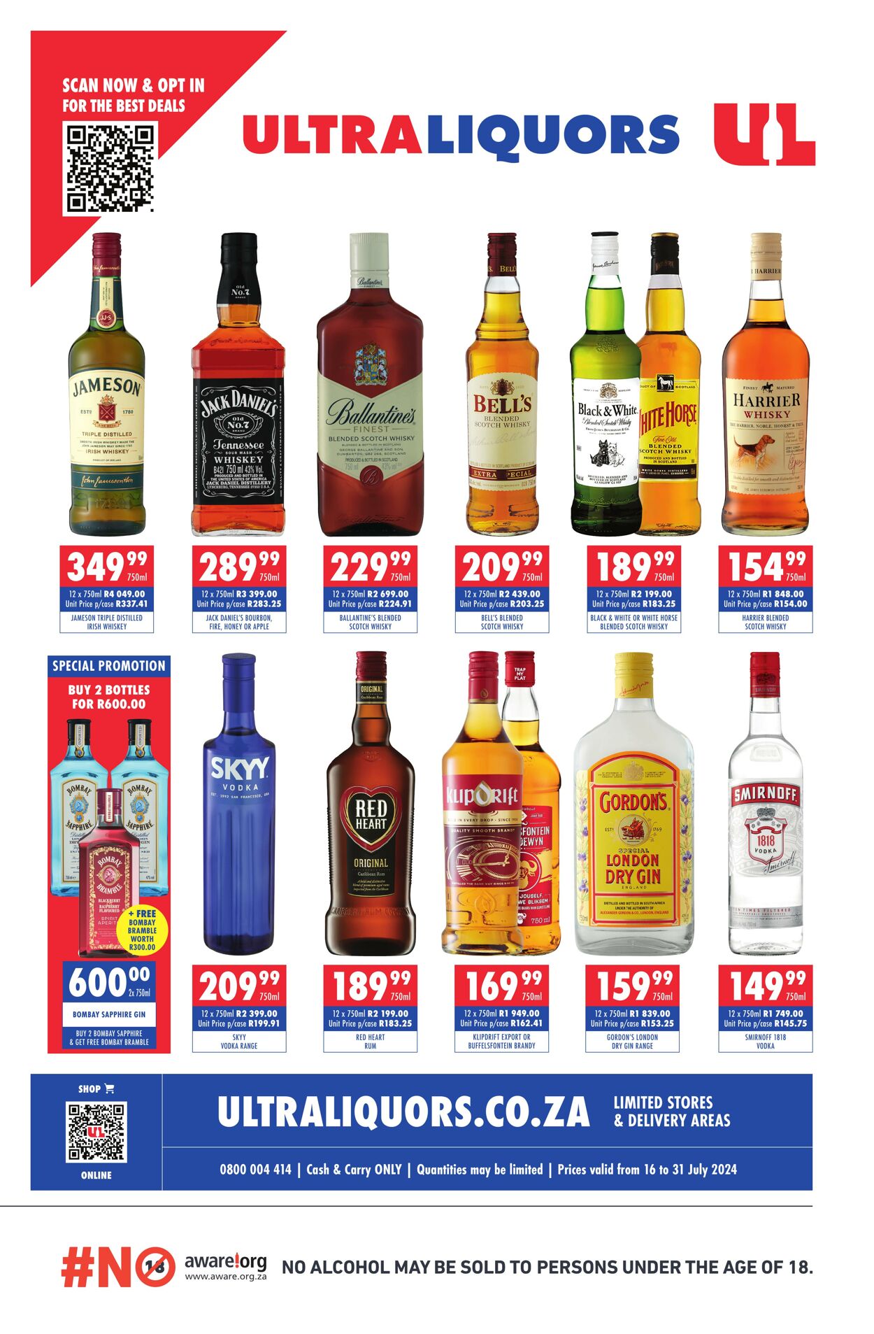 Ultra Liquors Promotional specials