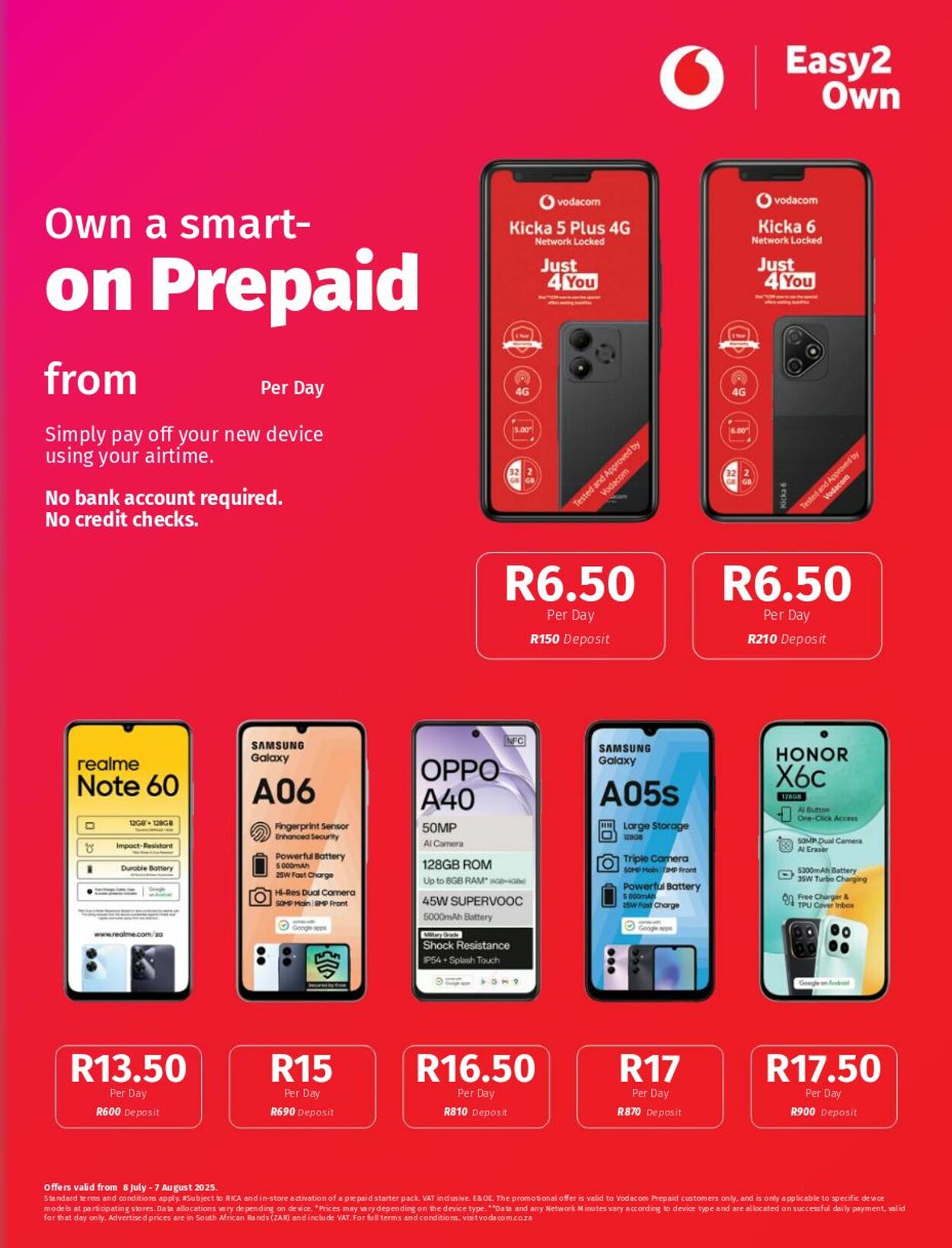 Special Vodacom 08.07.2025 - 07.08.2025