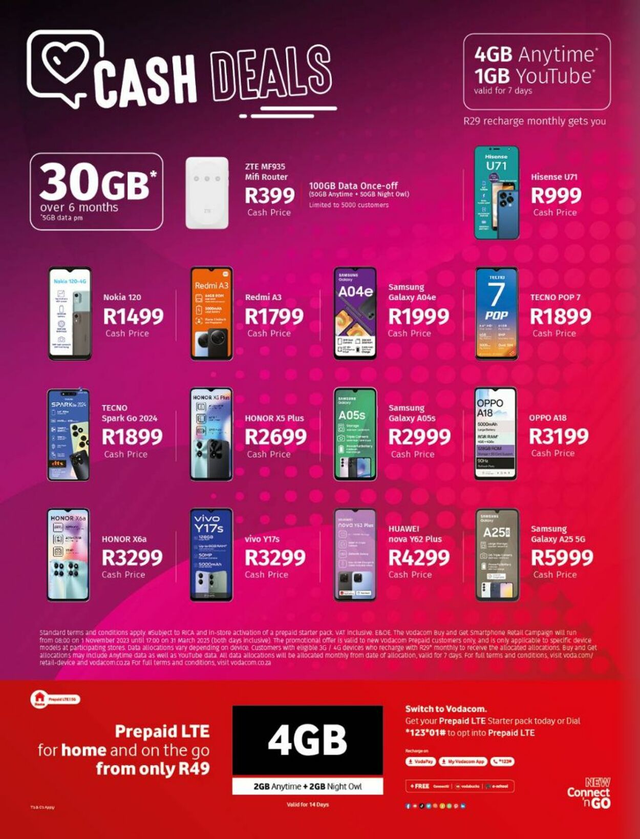 Special Vodacom 08.07.2024 - 31.07.2024