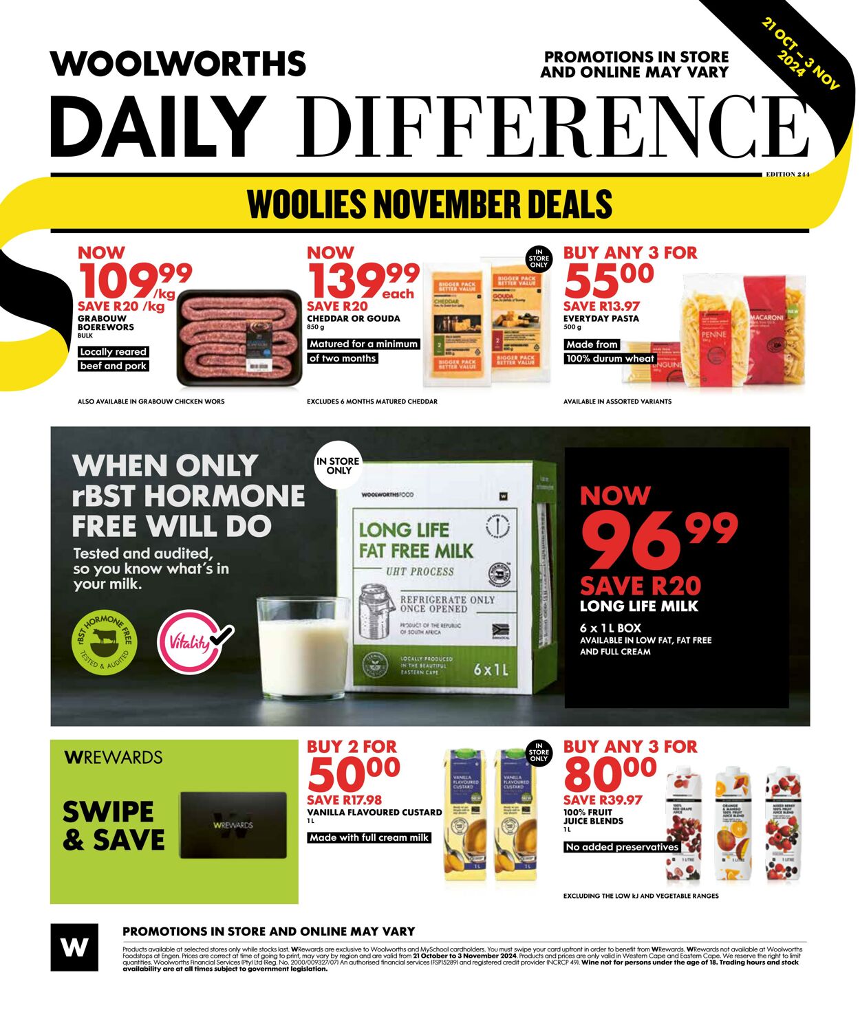 Special Woolworths 21.10.2024 - 03.11.2024