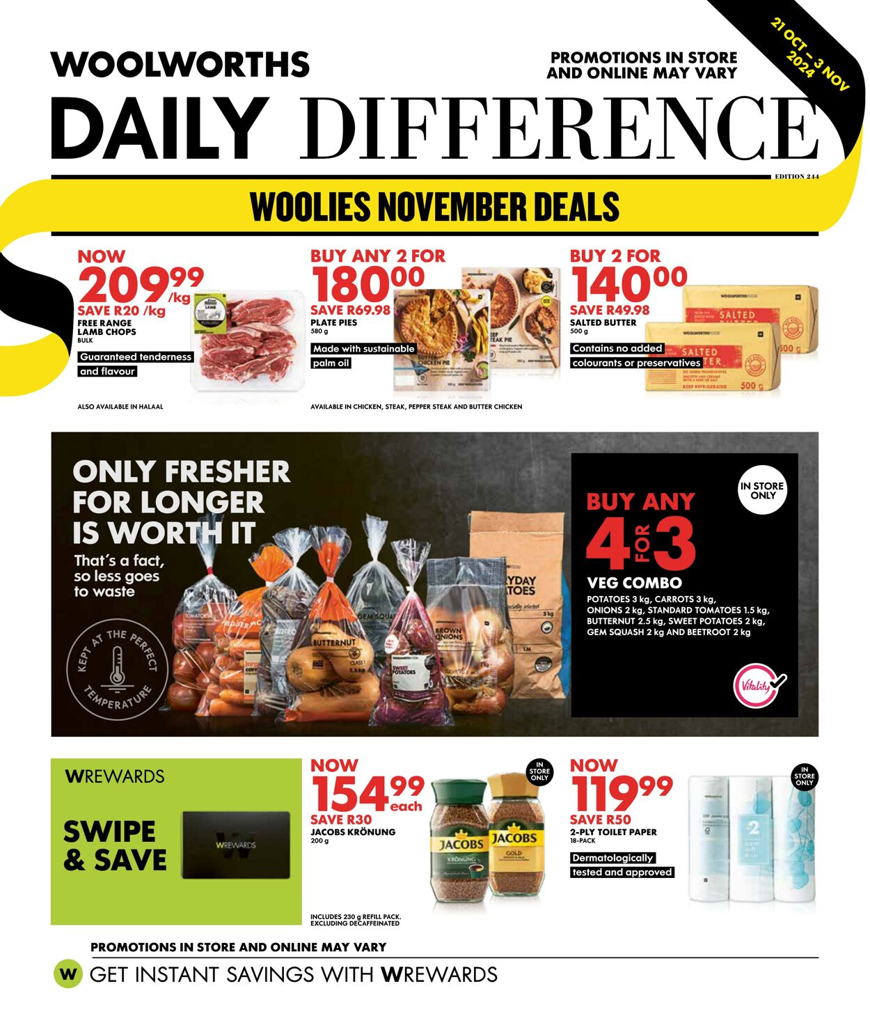 Woolworths Promotional specials