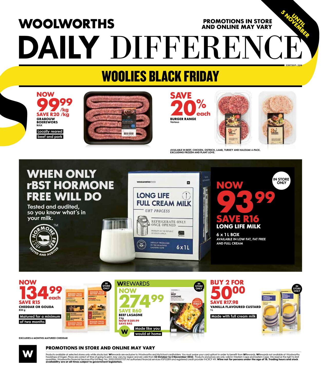 Special Woolworths 23.10.2023 - 05.11.2023