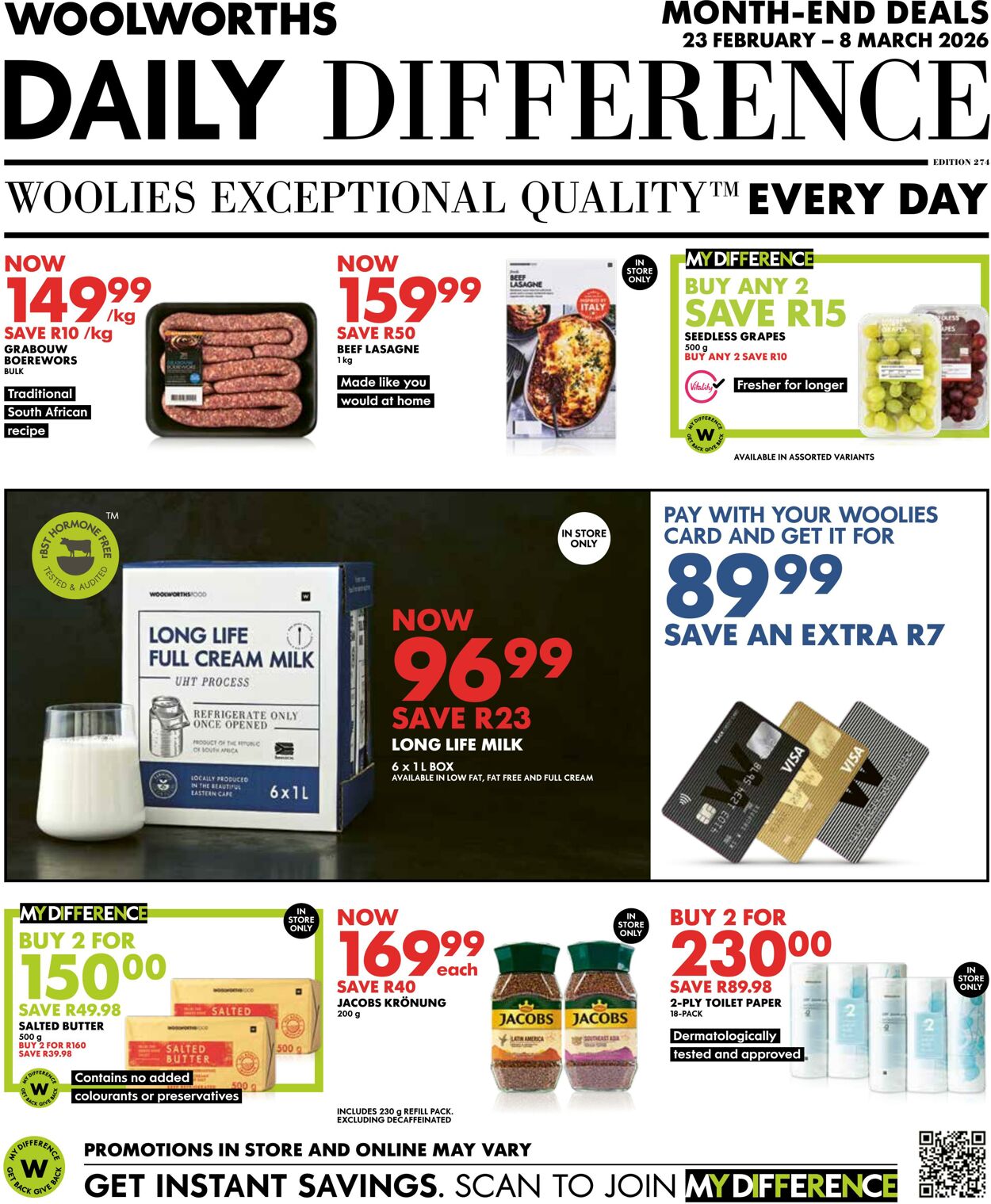 Special Woolworths 23.02.2026 - 08.03.2026