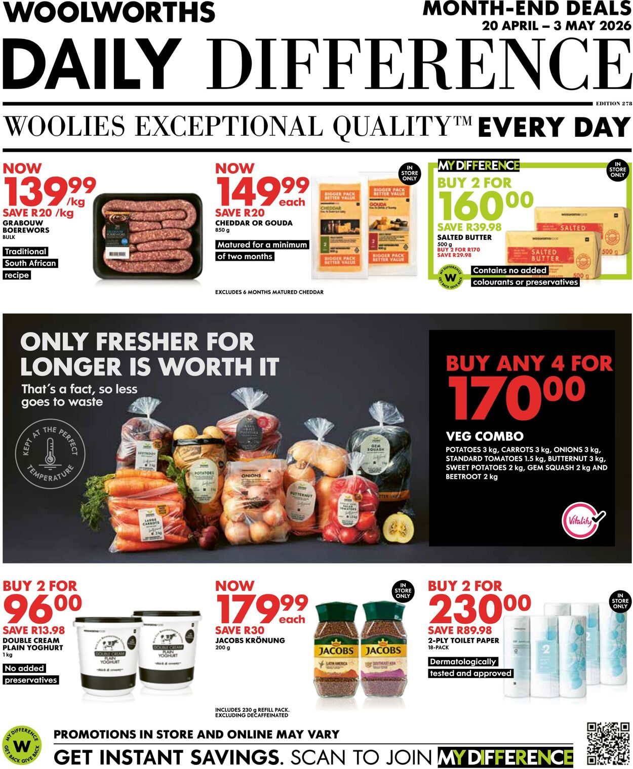 Special Woolworths 20.04.2026 - 03.05.2026