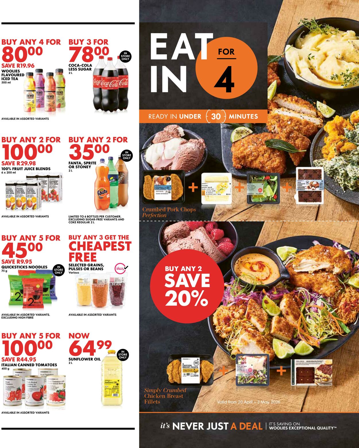 Special Woolworths 20.04.2026 - 03.05.2026