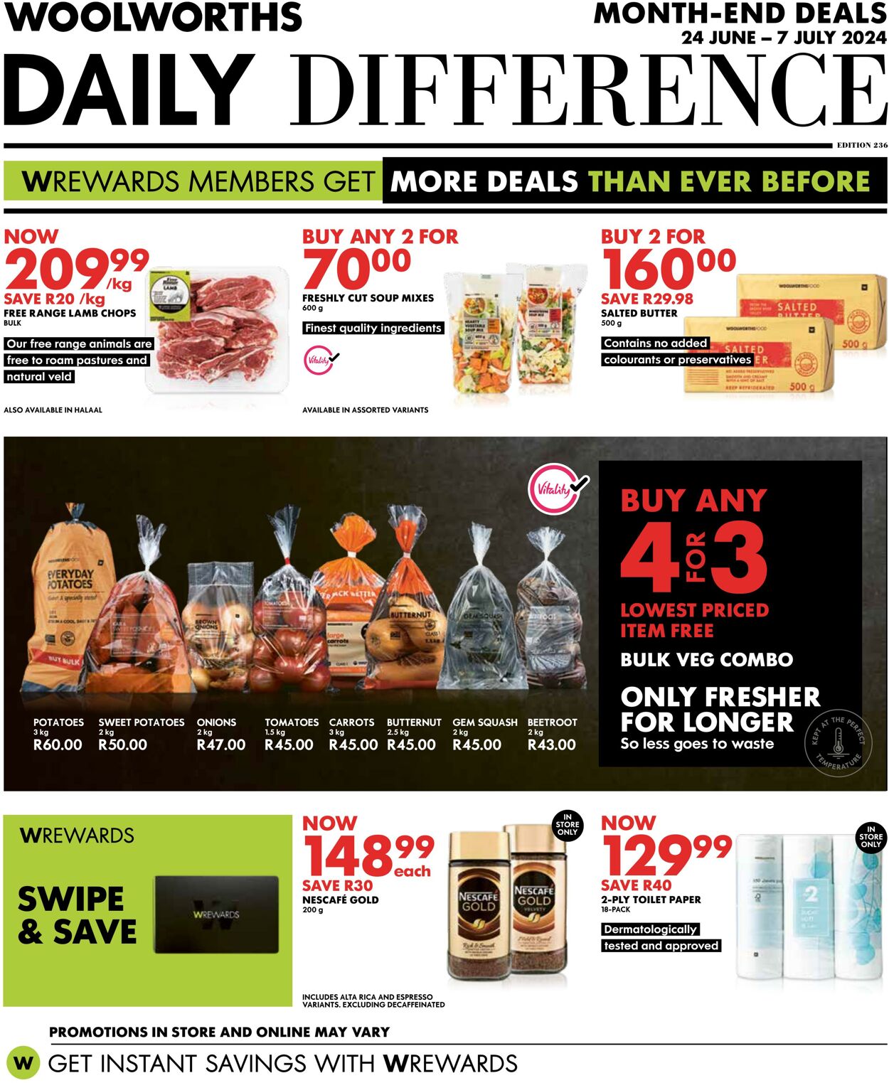 Special Woolworths - Woolworths Online Shopping | Woolworths  | Woolworths.co.za 24 Jul, 2024 - 7 Aug, 2024