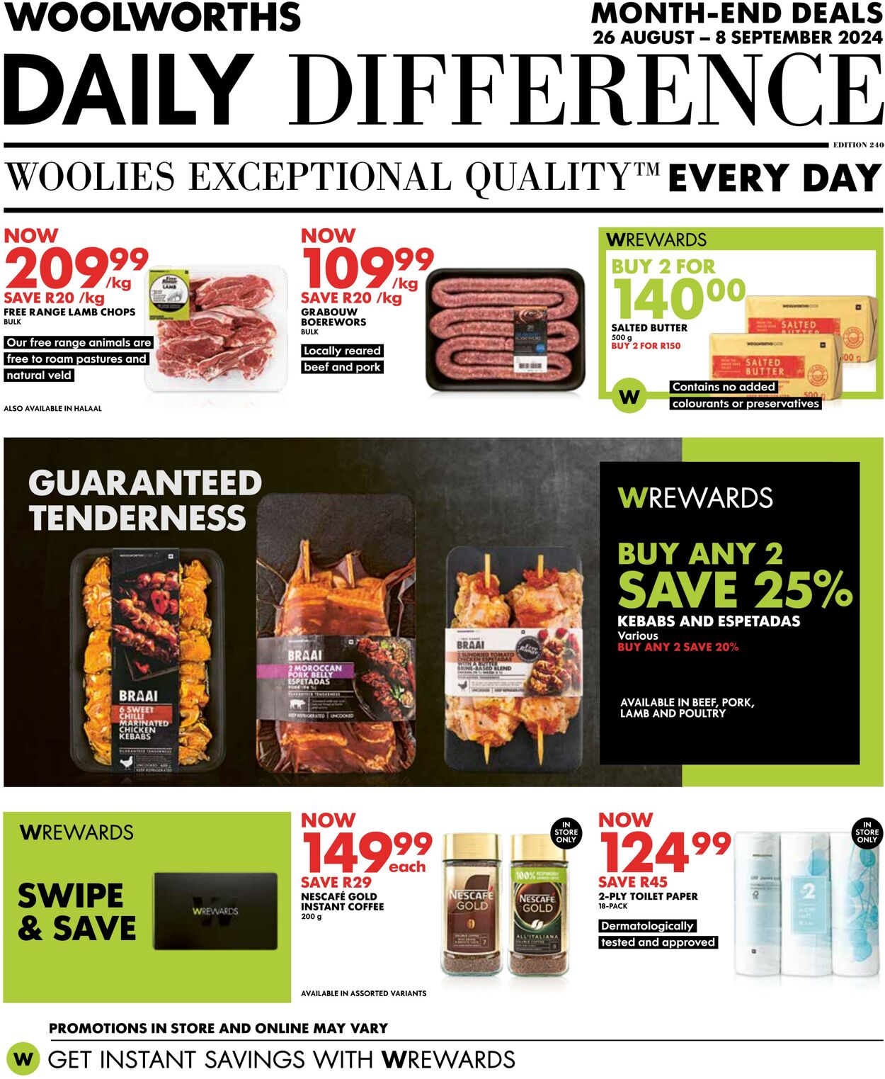 Special Woolworths 26.08.2024 - 08.09.2024